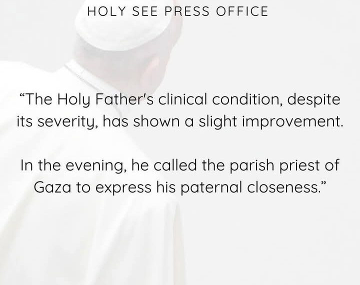 Pope Francis In A Natna Pan Noptuamna Ngah (24.2.2025)