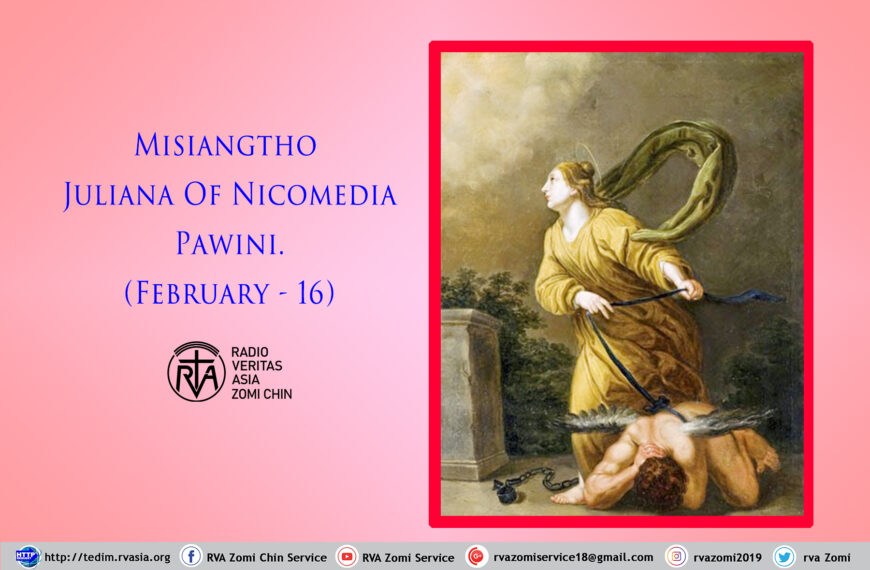 Misiangtho Juliana Of Nicomedia February -16