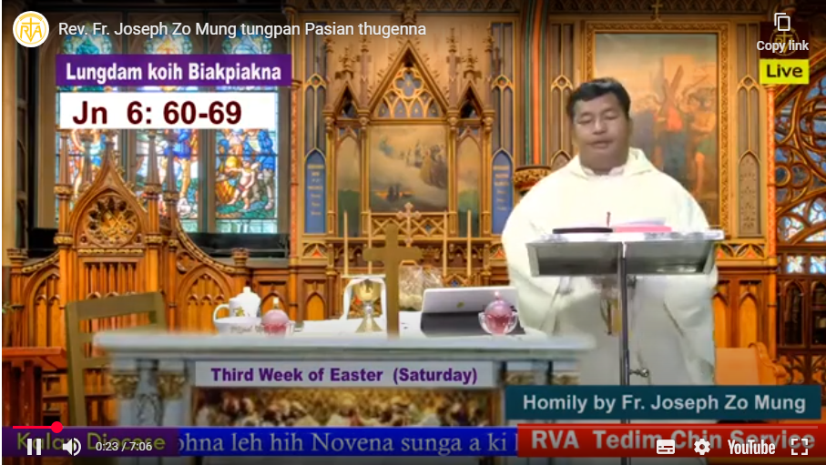 Rev. Fr. Joseph Zo Mung tungpan Pasian thugenna