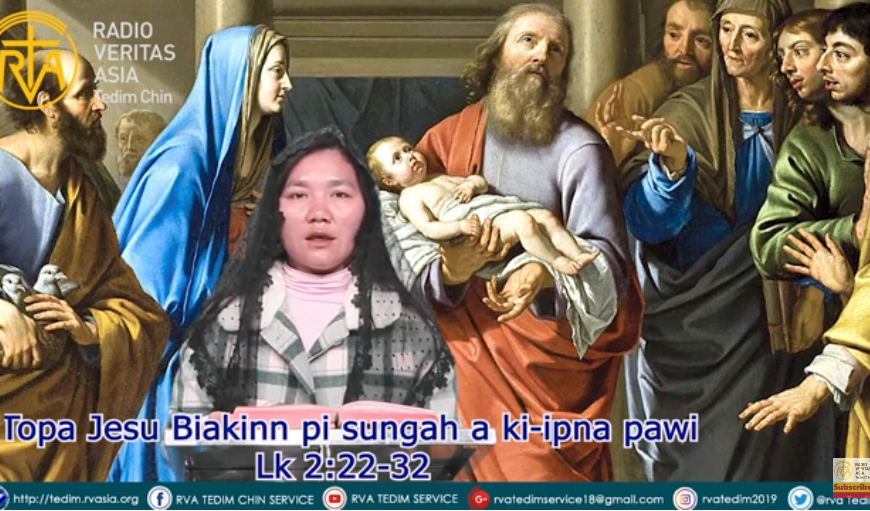 Lungdamna Laisiangtho Luke 2:22-32 sung simna (Feb.2, 2023, Thursday)