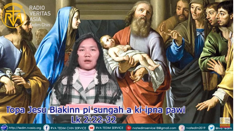 Lungdamna Laisiangtho Luke 2:22-32 sung simna (Feb.2, 2023, Thursday)