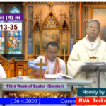 Bishop Felix tungpan Paska Hun Nipi 3 na-ni kha-an vakna