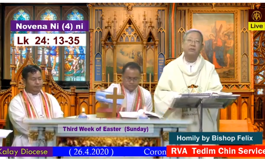 Bishop Felix tungpan Paska Hun Nipi 3 na-ni kha-an vakna