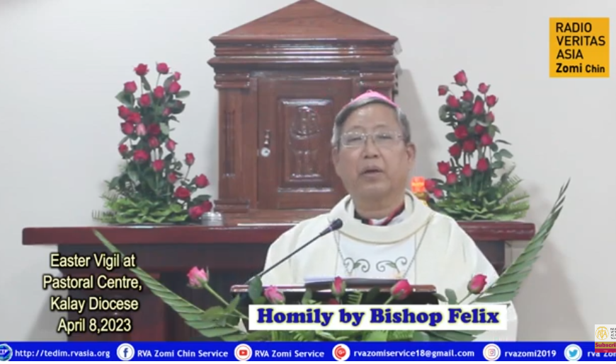 Easter Vigil Homily by Bishop Felix on April 8,2023