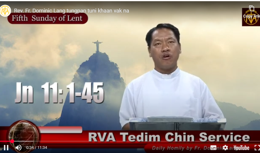 Rev. Fr. Dominic Lang tungpan tuni khaan vak na