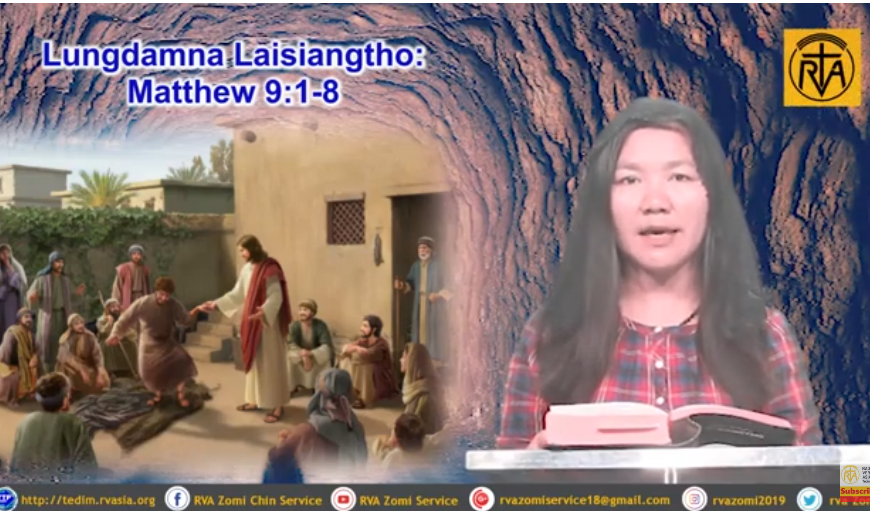 Lungdamna Laisiangtho Matthew 9:1-8 sung simna (June 6, 2023)