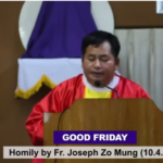 Rev. Fr.Joseph Zo Mung tungpan Good Friday ni Kha-an vakna