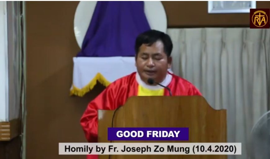 Rev. Fr.Joseph Zo Mung tungpan Good Friday ni Kha-an vakna