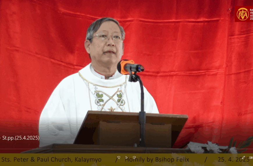 Homily by Bishop Felix. St. Peter & Paul Church (25.4.2025)
