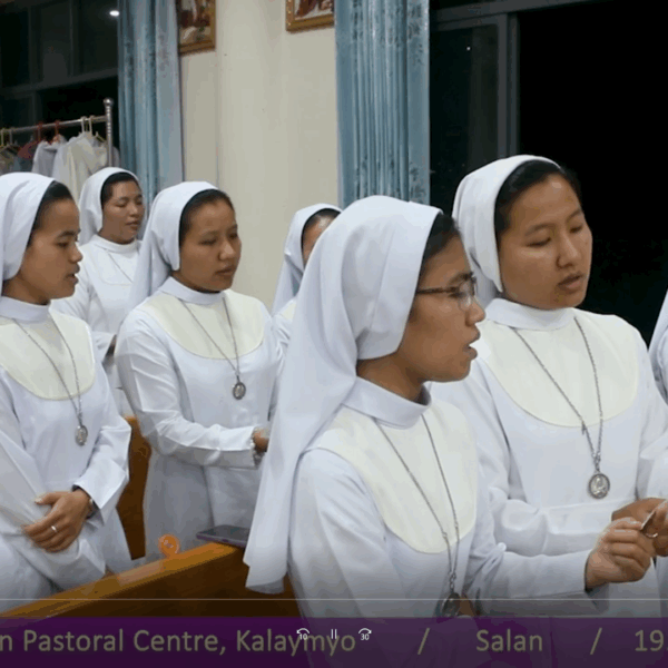 Easter Vigil Mass, Salan la sakna. 19.4.2025