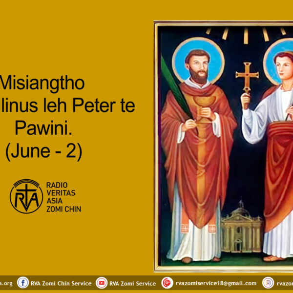 Misiangtho Marcellinus leh Peter te Pawini. (June – 2)