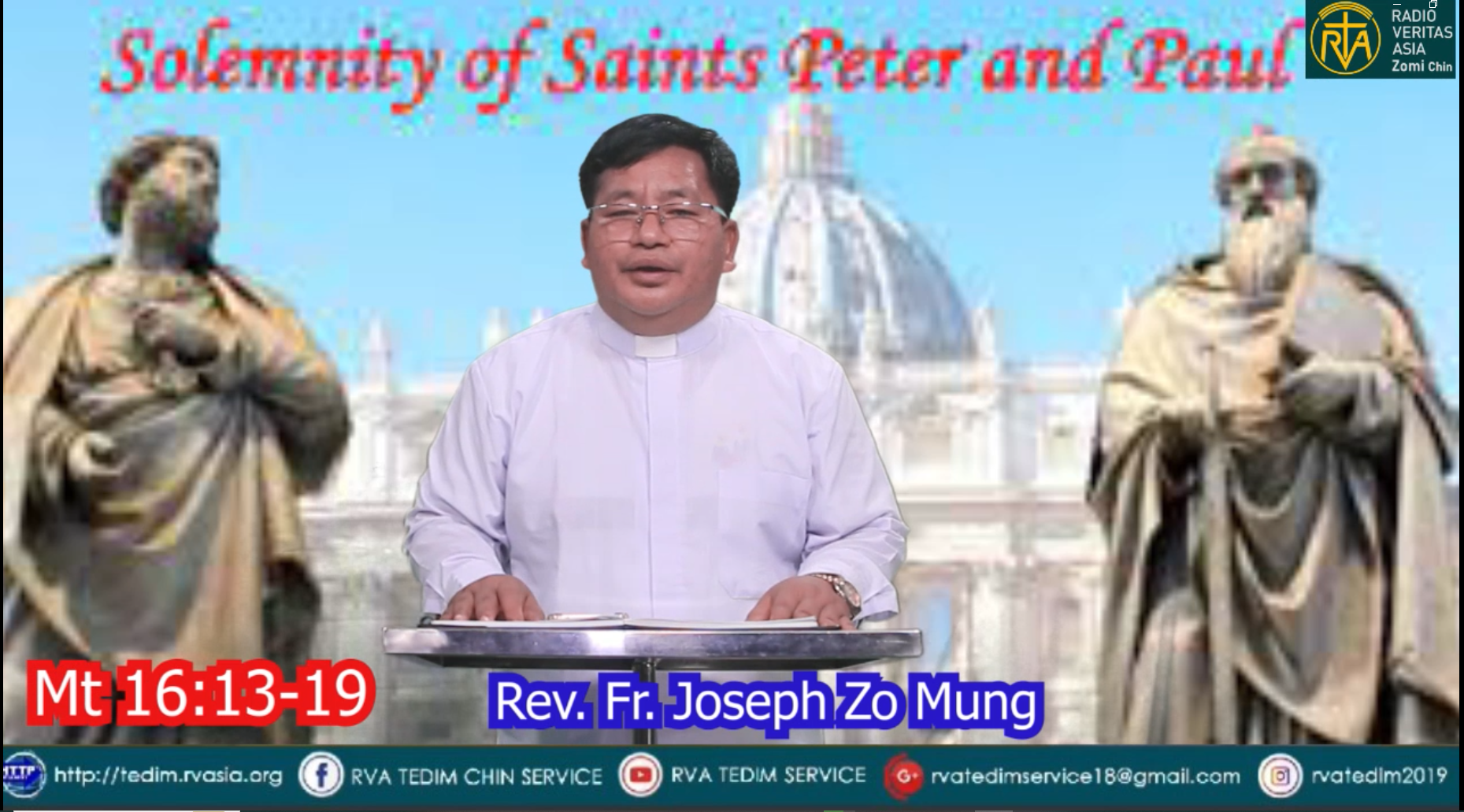 Sts Peter & Paul Pawini , 29.6.2025 Sunday