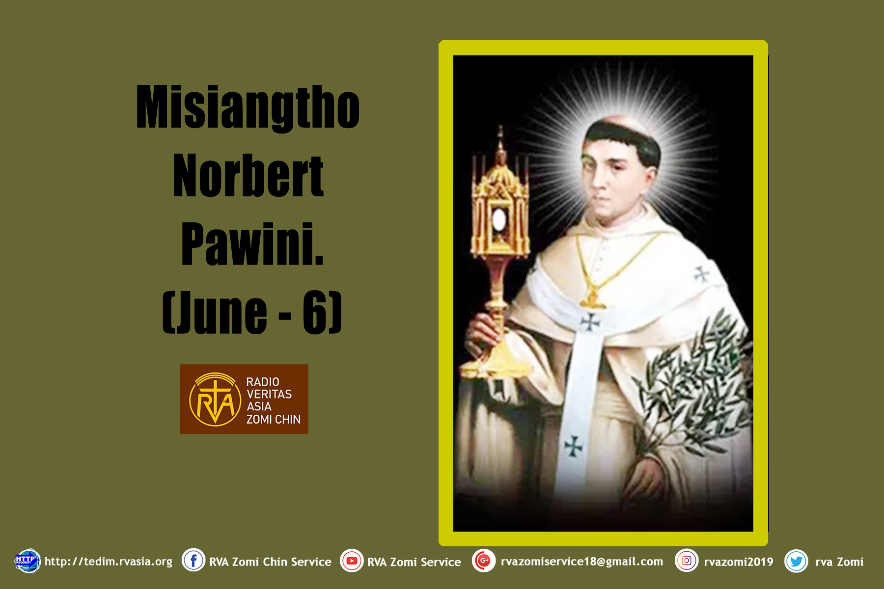 Misiangtho Norbert Pawini. (June – 6)