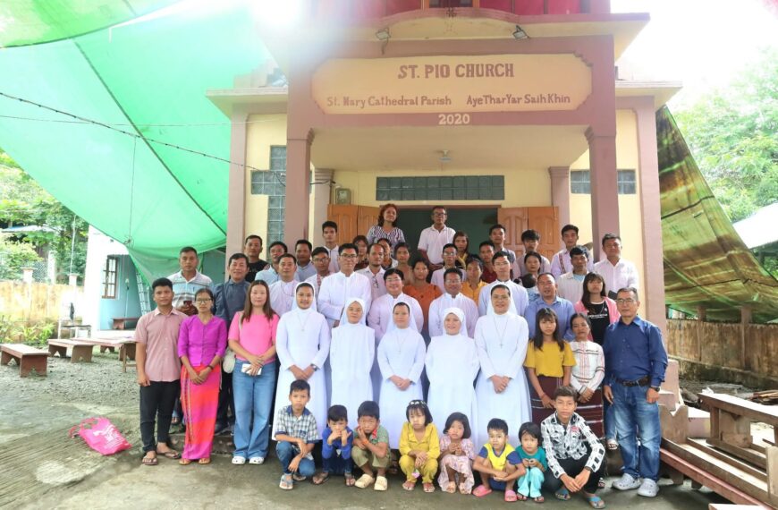 သီလရှင် သင်္ကန်း၀တ်ရုံခံယူခြင်း၊ ဂုဏ်ပြုပွဲ ၊ စိုက်ခင်းရွာ (July 5-6, 2025)Innkhat Sung pan Unau Nih Nungak Siangtho Suak