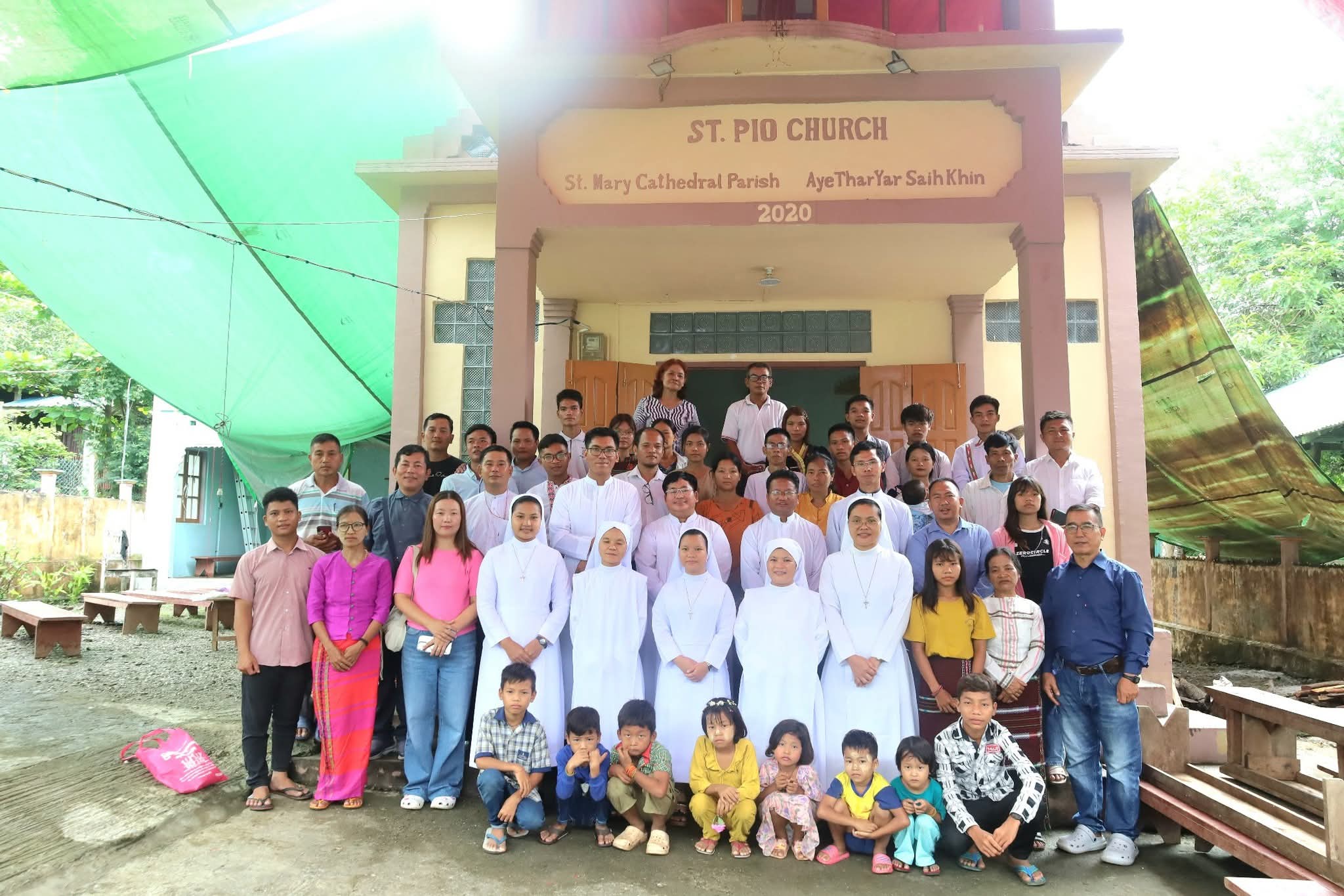 သီလရှင် သင်္ကန်း၀တ်ရုံခံယူခြင်း၊ ဂုဏ်ပြုပွဲ ၊ စိုက်ခင်းရွာ (July 5-6, 2025)Innkhat Sung pan Unau Nih Nungak Siangtho Suak