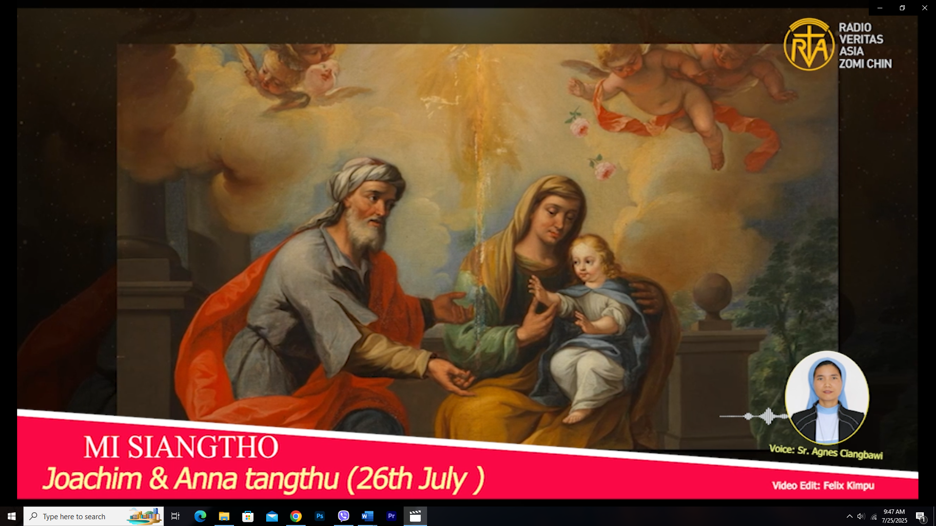 Misiangtho Joachim leh Anna te Pawini. (July 26)