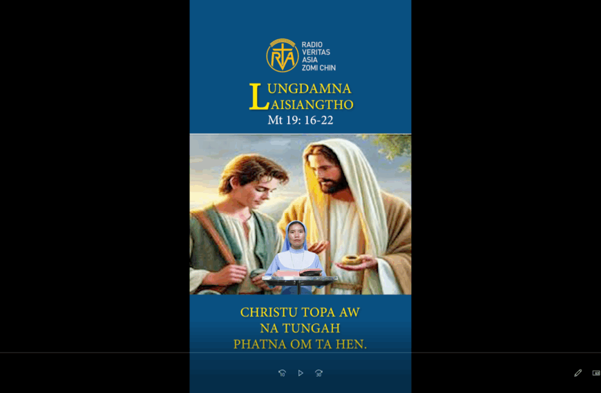 Catholic Nisim Lungdamna Laisiangtho.Hun Nautang Nipi Kaal (20) Na.18.8.2025 (Mon)