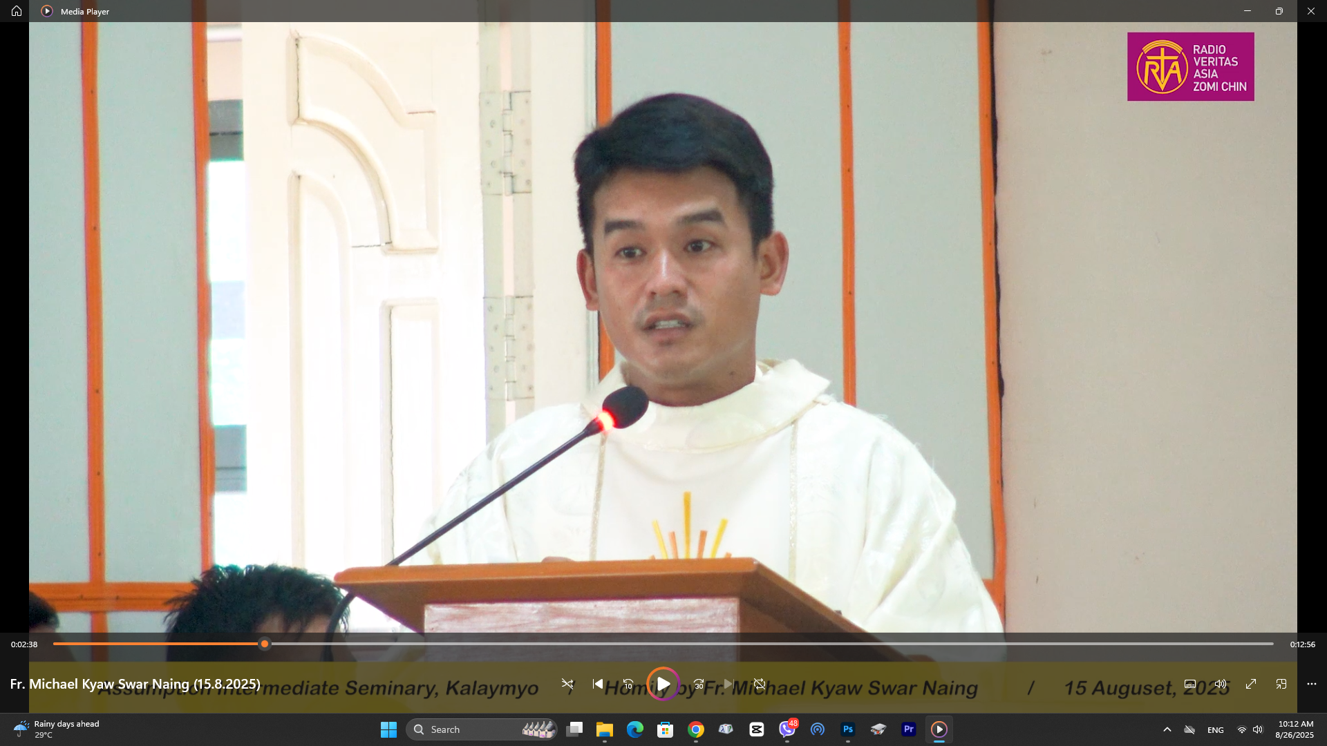 Homily by Rev. Fr. Michael Kyaw Swar Naing15.8.2025