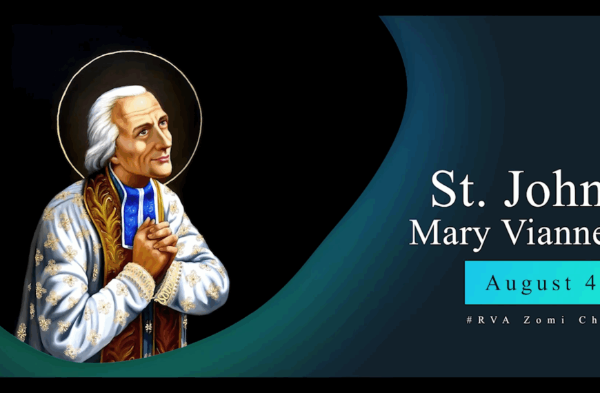 Misiangtho John Mary Vianney Pawini. (August – 4)