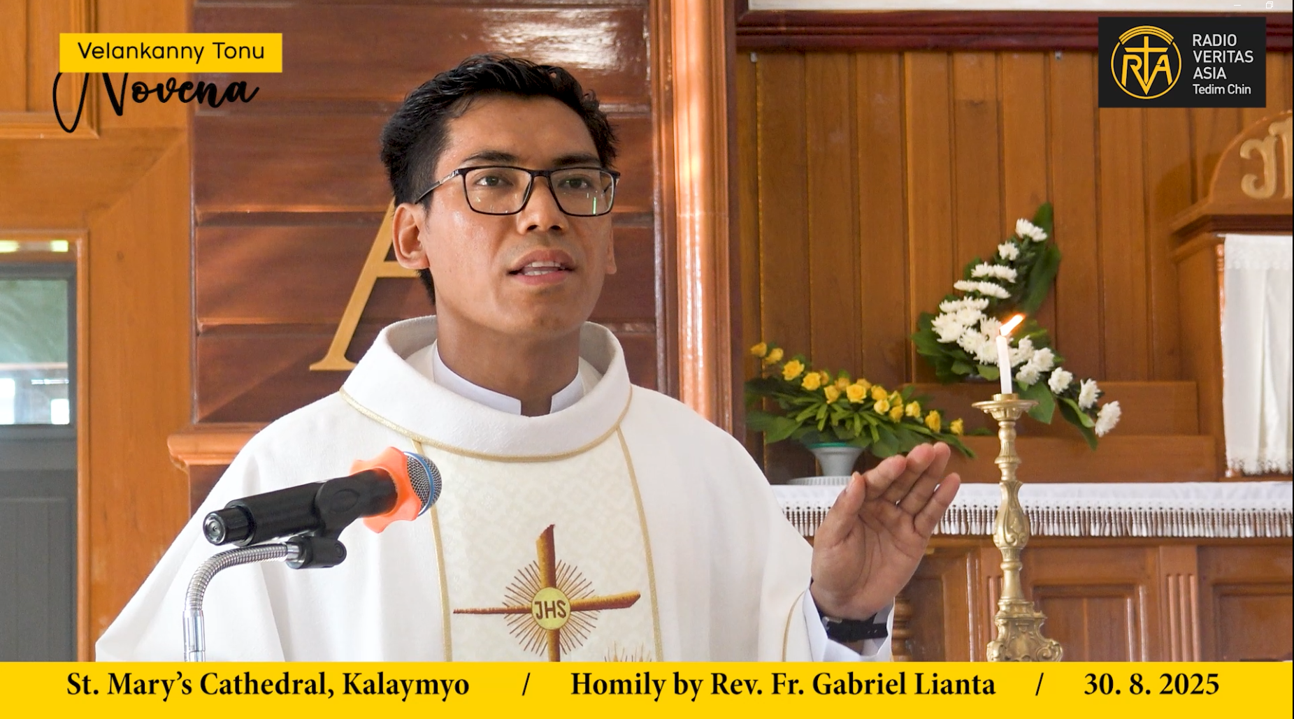 Homily by Rev. Fr. Gabriel Lianta . Cidamna Tonu Novena Ni (1) Ni 30.8.2025