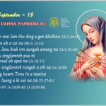 Tonu dahna phawkna ni(September – 15)