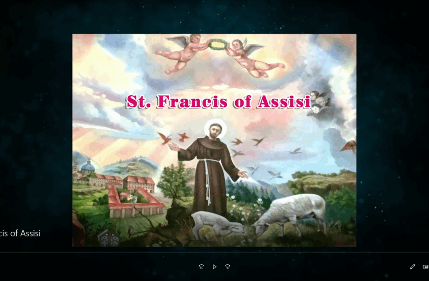 Misiangtho Francis Assisi Pawini. (October 4)