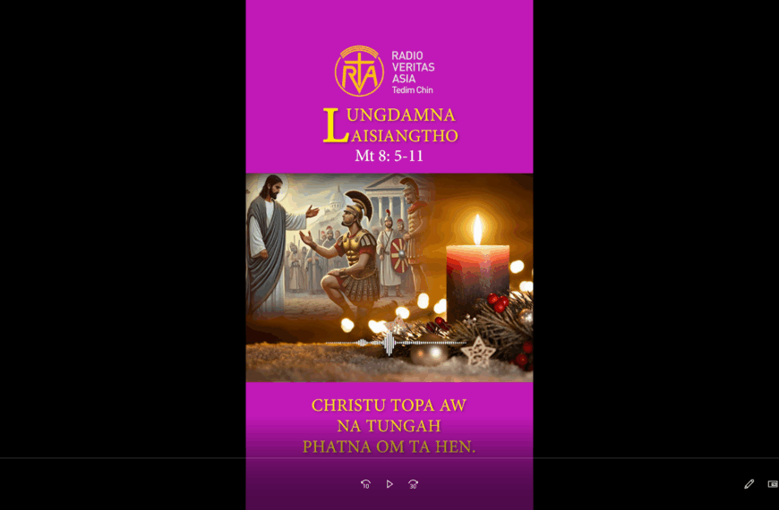 Catholic Nisim Lungdamna Laisiangtho.Advent Nipi Kaal (1) Na.1.12.2025 (Mon)