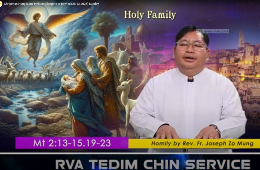 Christmas Hung sung, Innkuan Siangtho te pawi ni (28.12.2025) Sunday