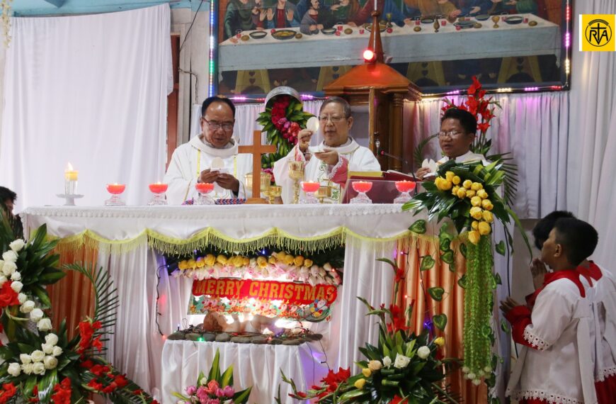 Christmas & Bishop Felix Birthday at St. Peter Church, Munlai- Kalaymyo. (25.12.2025)
