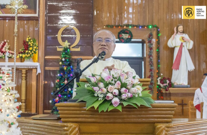 Happy Feastday to Msgr. John Khuppu at St. Mary’s Cathedral, Kalaymyo (27.12.2025)