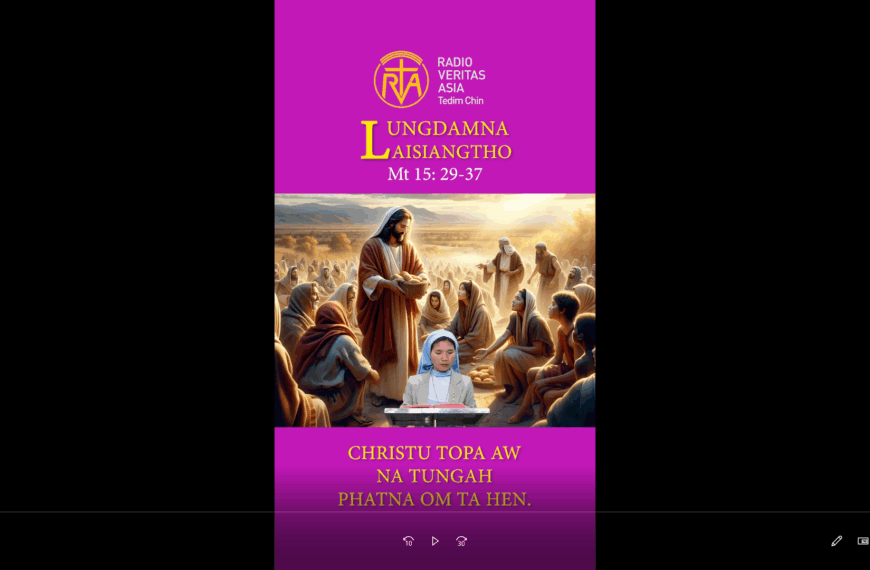 Catholic Nisim Lungdamna Laisiangtho. Advent Nipi Kaal (1) Na. 3.12.2025 (Wed)