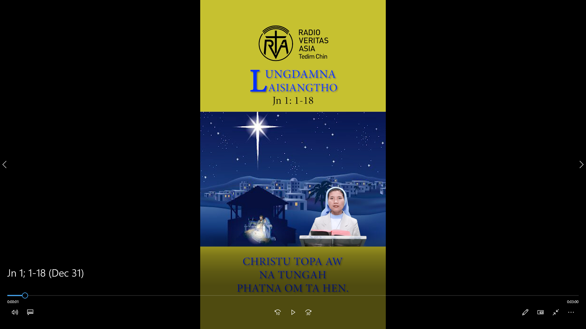 Catholic Nisim Lungdamna Laisiangtho.Christmas Octave31.12.2025 (Wed)