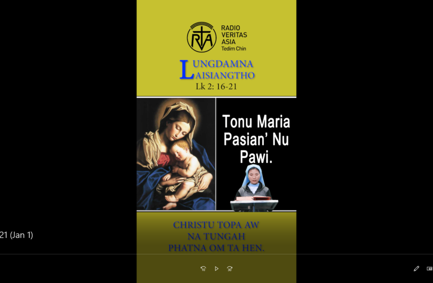 Catholic Nisim Lungdamna Laisiangtho.Tonu Maria Pasian Nu Pawini.1.1.2026 (Thurs)
