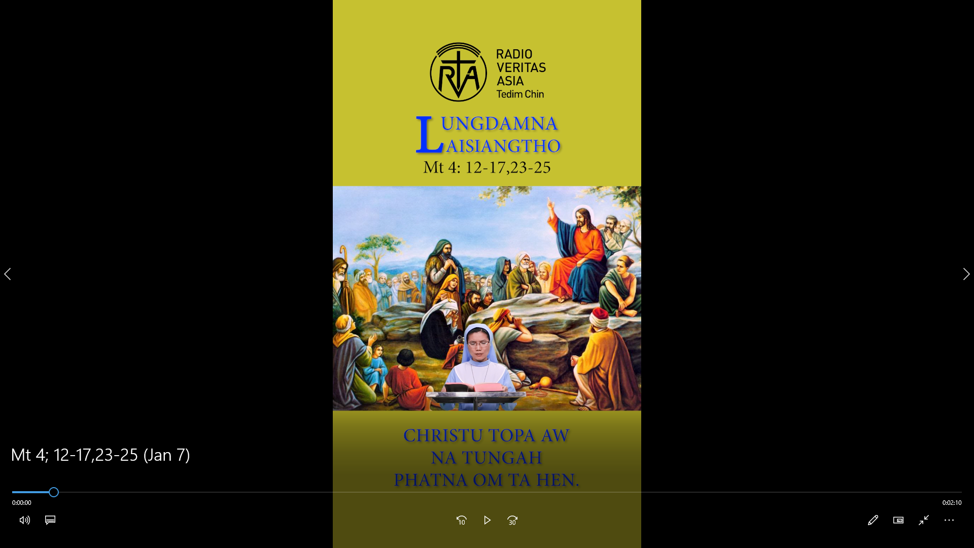 Catholic Nisim Lungdamna Laisiangtho.Lungdam Pawi Nipi Kaal (2) Na.7.1.2026 (Wed)