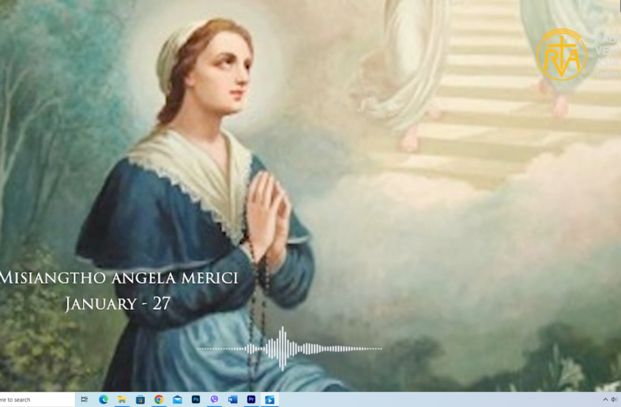Misiangtho Angela Merici Pawini.(January – 27)