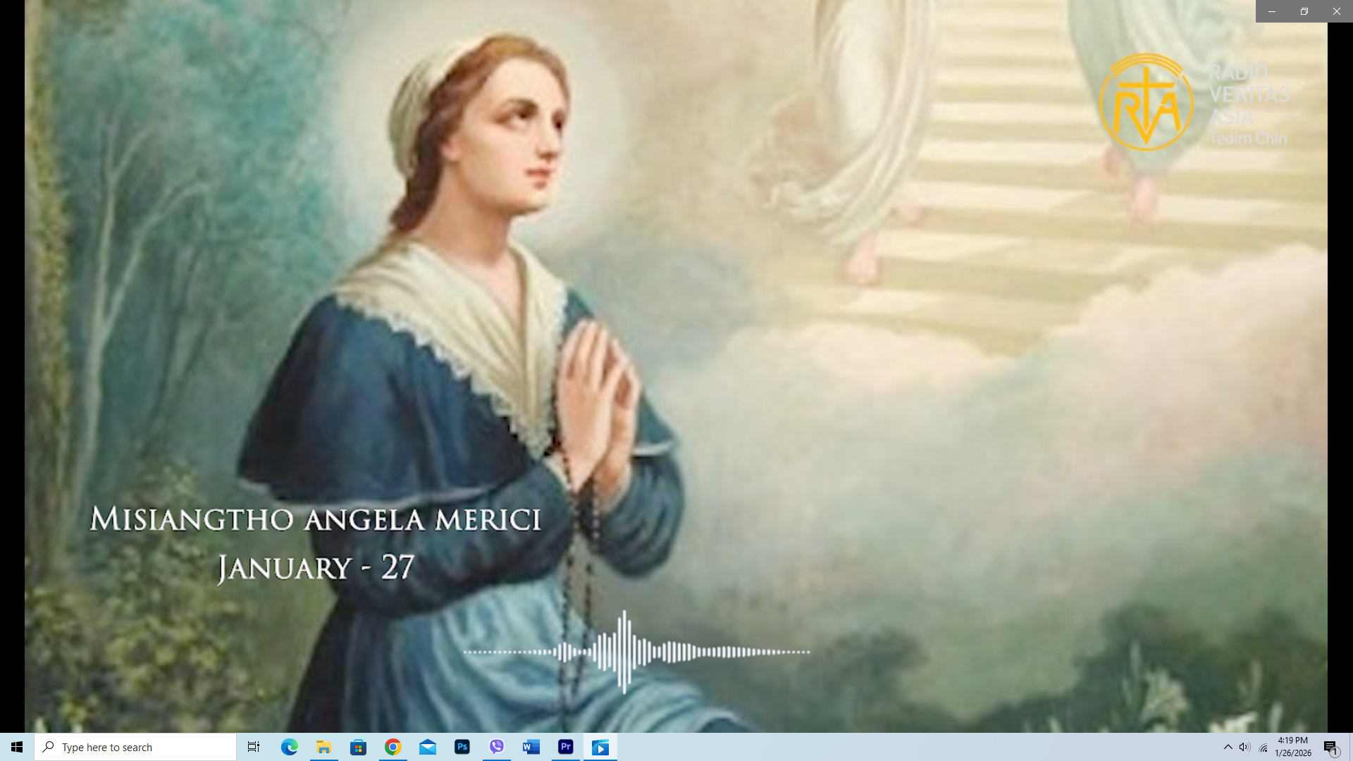 Misiangtho Angela Merici Pawini.(January – 27)