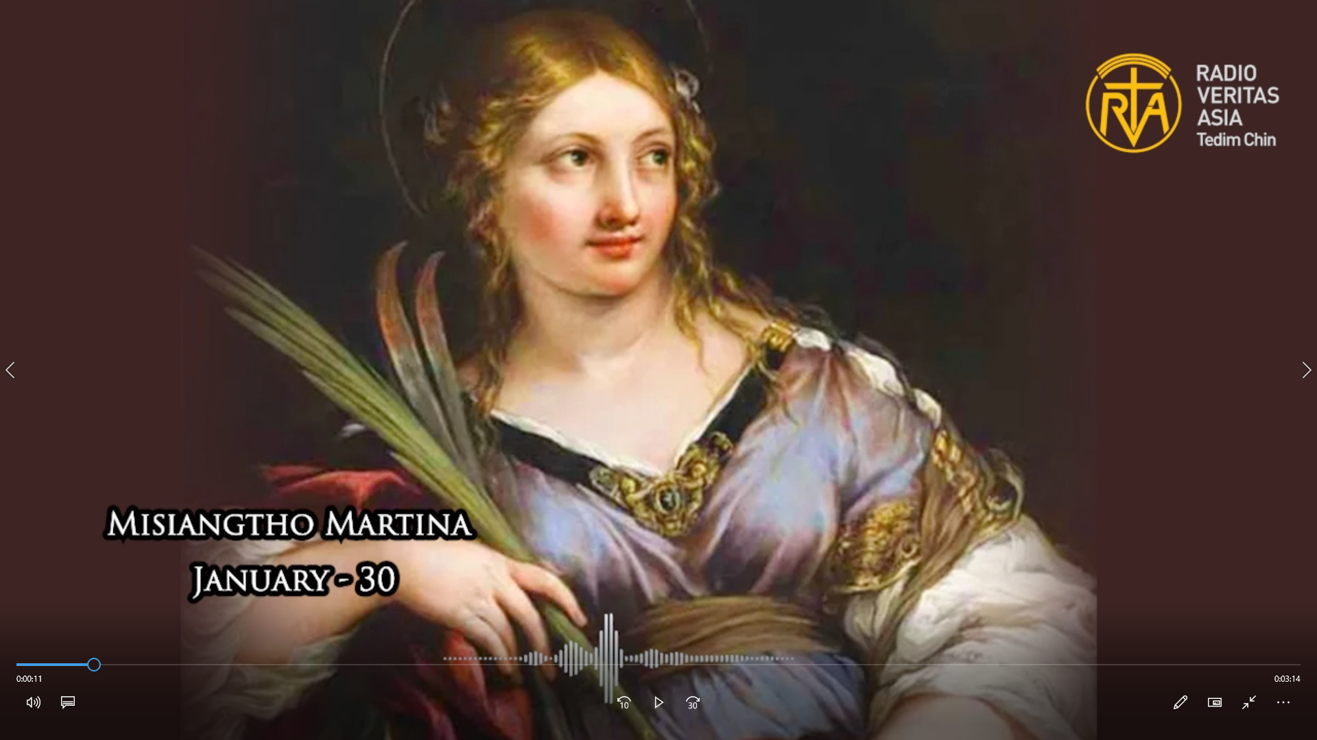 Misiangtho Martina Pawini.(January – 30)