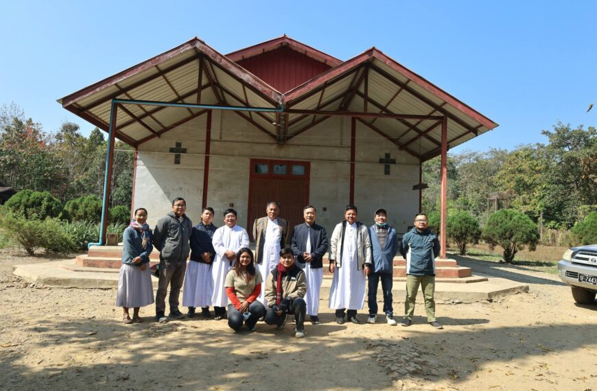 Pastoral Visit of Rev. Fr. John Aye Kyaw and His Entourage to Sawbua, Khampat no (2), Khampat (No. 1), and Kanmahgyi (16 February 2026)
