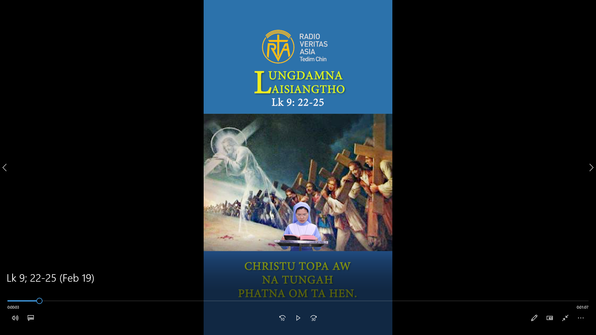 Catholic Nisim Lungdamna Laisiangtho.Vut Siangtho Nipi Kaal.19.2.2026 (Thurs)