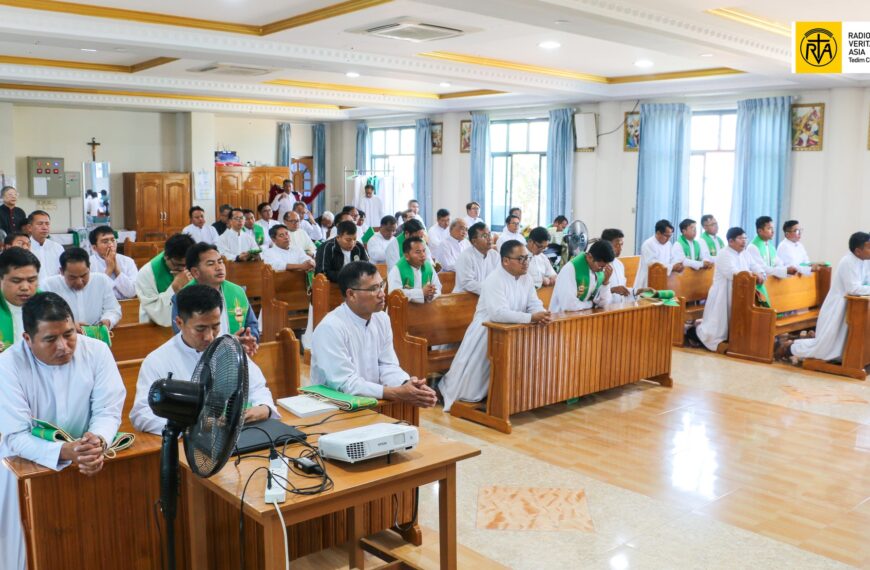 Mass on the First Day of Annual Retreat with Rev. Fr. John Aye Kyaw (9.2.2026)