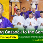 Homily by Bishop Felix at Assumption Intermediate Seminary, Kalaymyo (8.3.2026)