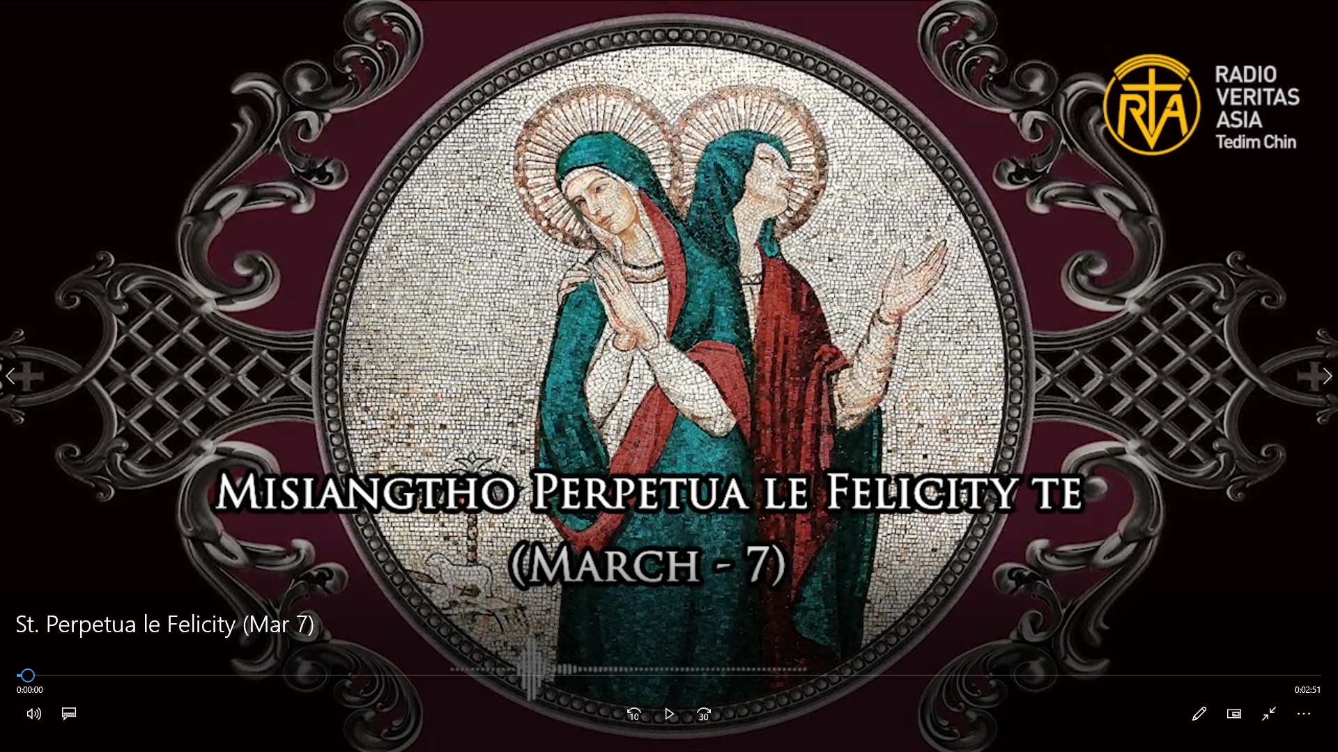 Misiangtho Perpetua leh Felicity te Pawini.(March – 7)