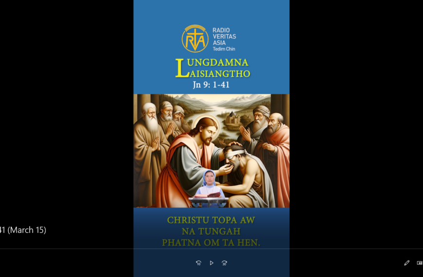 Catholic Nisim Lungdamna Laisiangtho.Vua Hun Nipi Kaal (4) Na.15.3.2026 (Sun)