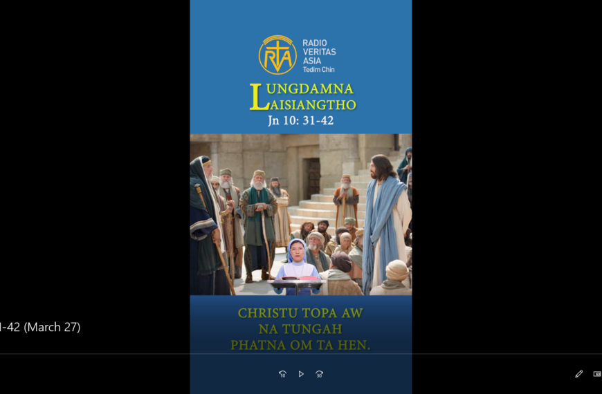 Catholic Nisim Lungdamna Laisiangtho. Vua Hun Nipi Kaal (5) Na. 27.3.2026 (Fri)