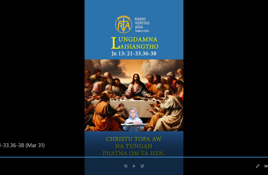 Catholic Nisim Lungdamna Laisiangtho. Nipi Kaal Siangtho Ni (2) Ni. 31.3.2026 (Tue)