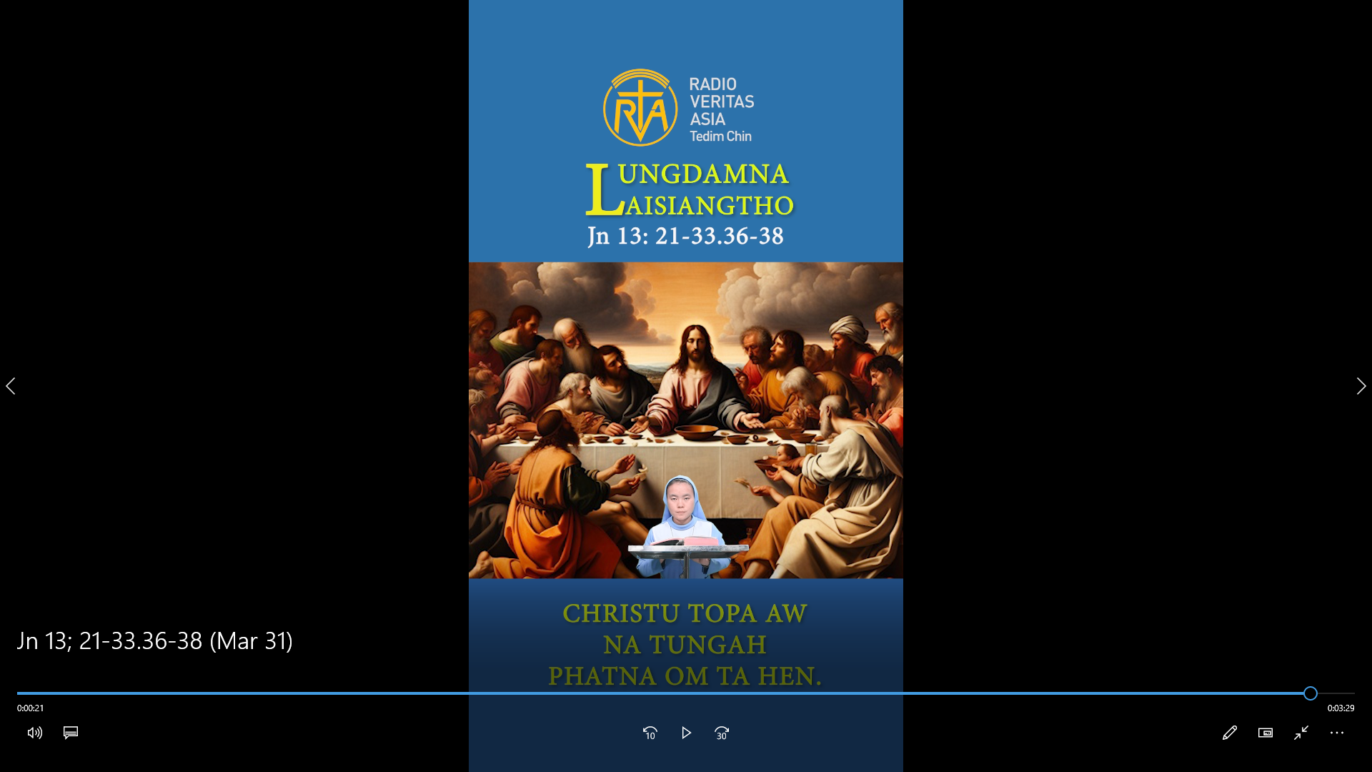 Catholic Nisim Lungdamna Laisiangtho. Nipi Kaal Siangtho Ni (2) Ni. 31.3.2026 (Tue)