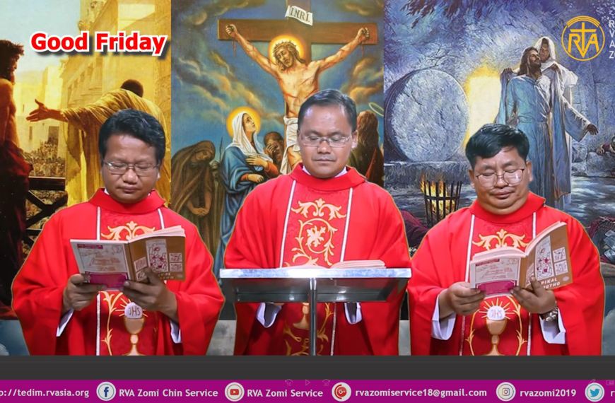 Catholic Nisim Lungdamna Laisiangtho. Good Friday, Siangtho Ni Nga Ni. (3. 4. 2026)