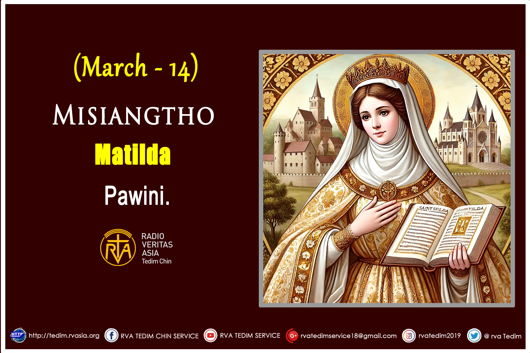 Misiangtho Matilda Pawini.(March – 14)