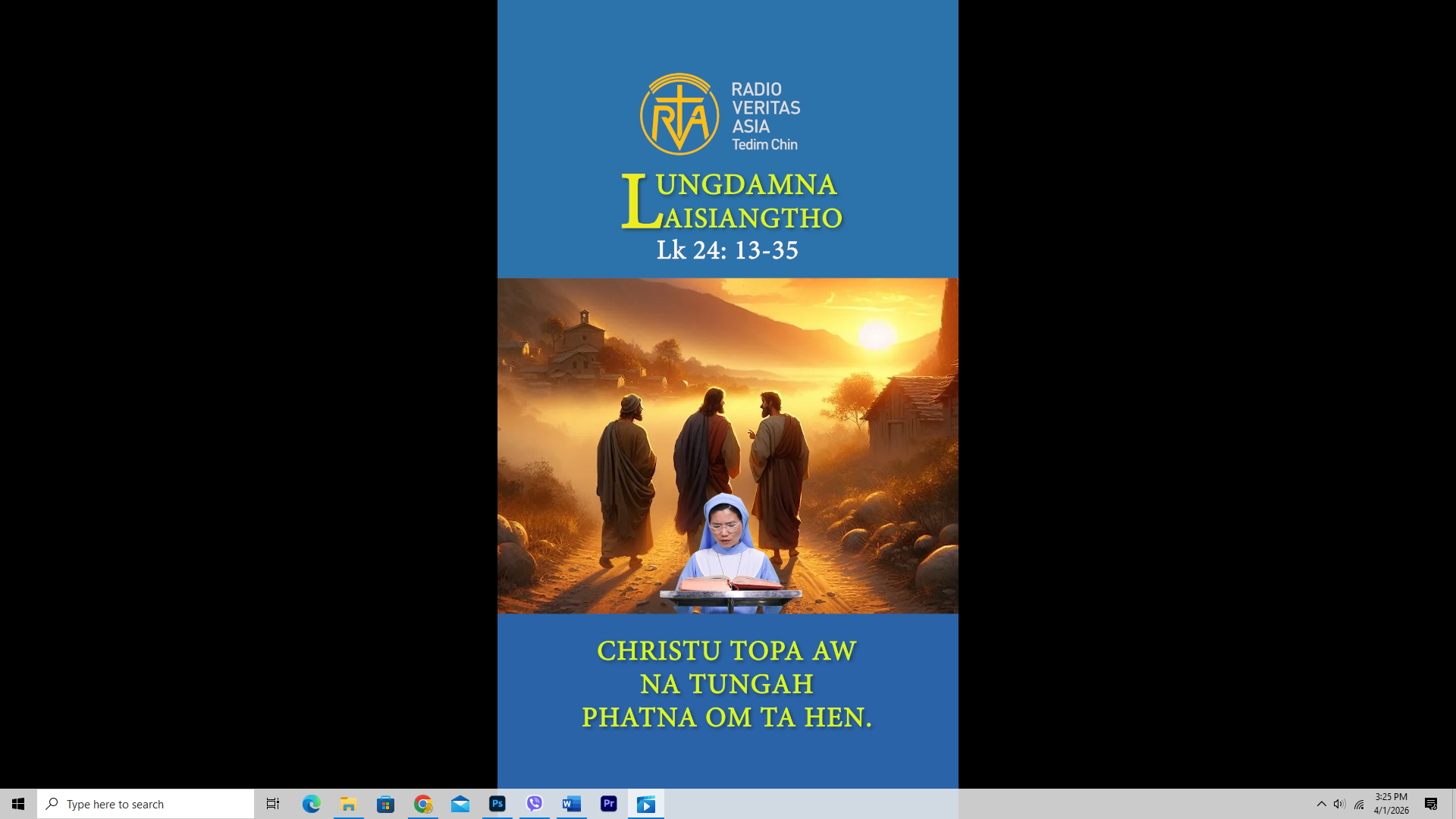 Catholic Nisim Lungdamna Laisiangtho. Easter Sunday. Thawhkik Pawini. 5.4.2026 (Sun)