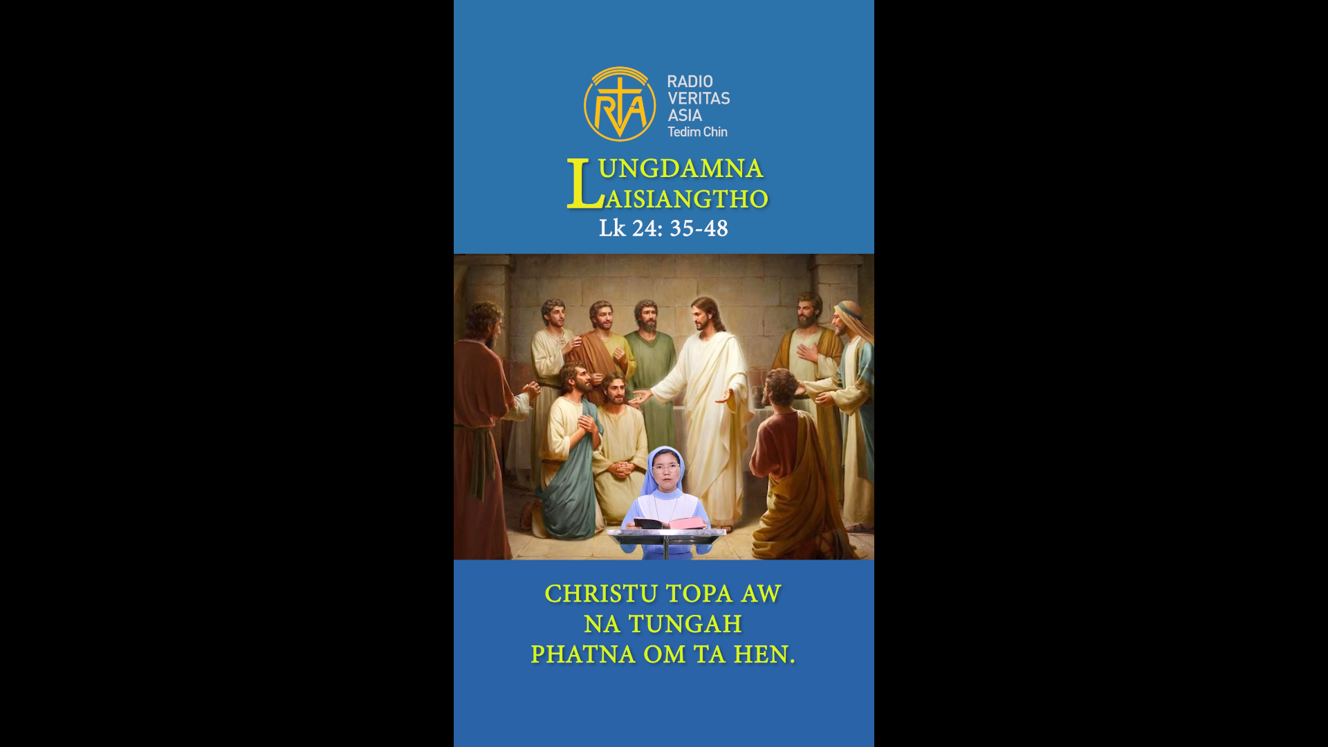 Catholic Nisim Lungdamna Laisiangtho. Easter Thursday. Thawhkik Pawi Ni (4) Ni. 9.4.2026 (Thurs)
